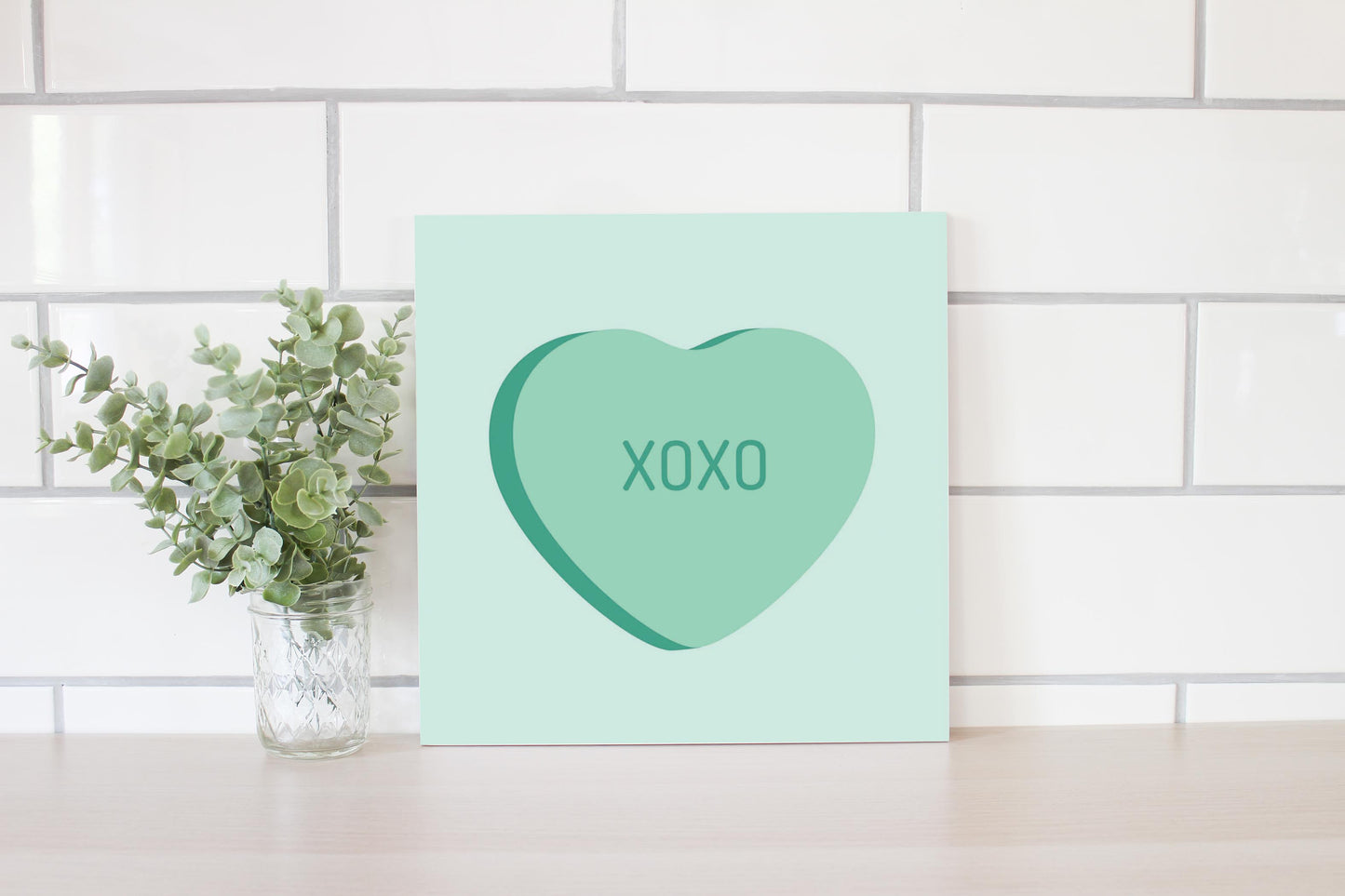 Message Hearts Xo | Wood Sign | Eaches | Min 2