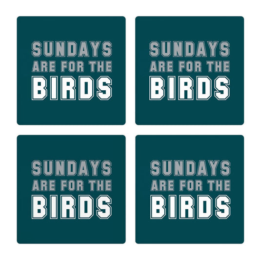 Modern Minimalist Pennsylvania Bird Sundays| Absorbent Coasters | Set of 4 | Min 2