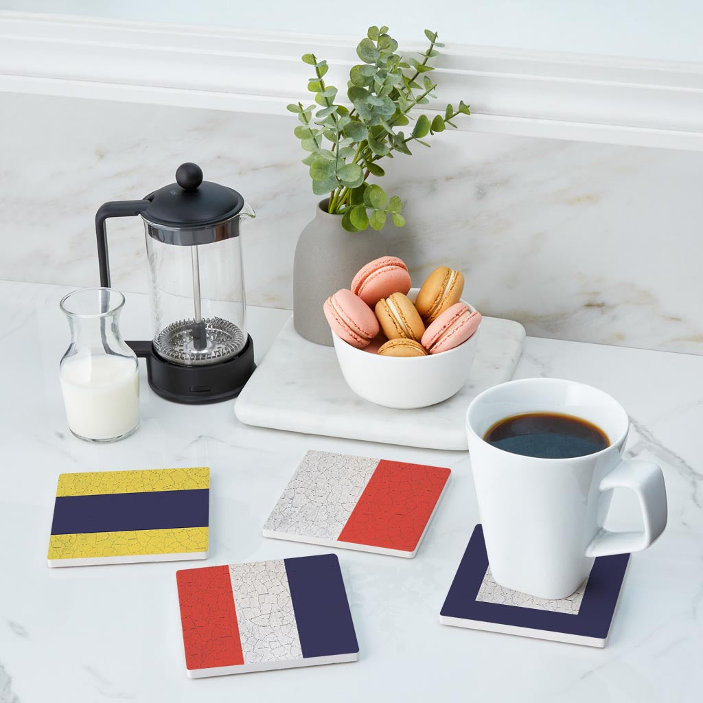 Nautical Flags | Absorbent Coasters | Set of 4 | Min 2