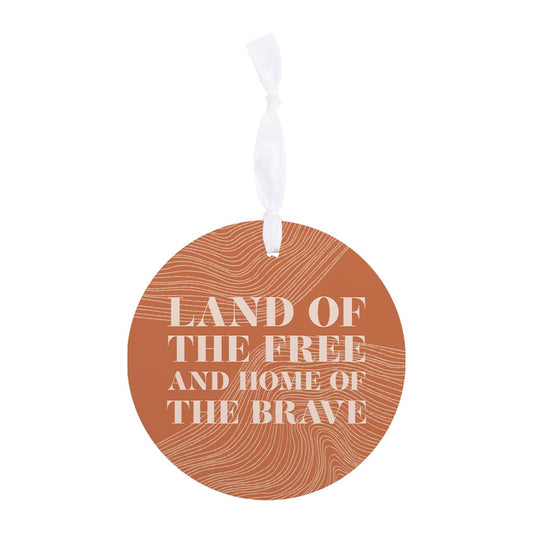 Modern Minimalist New York Free Brave| Wood Ornament | Eaches | Min 6