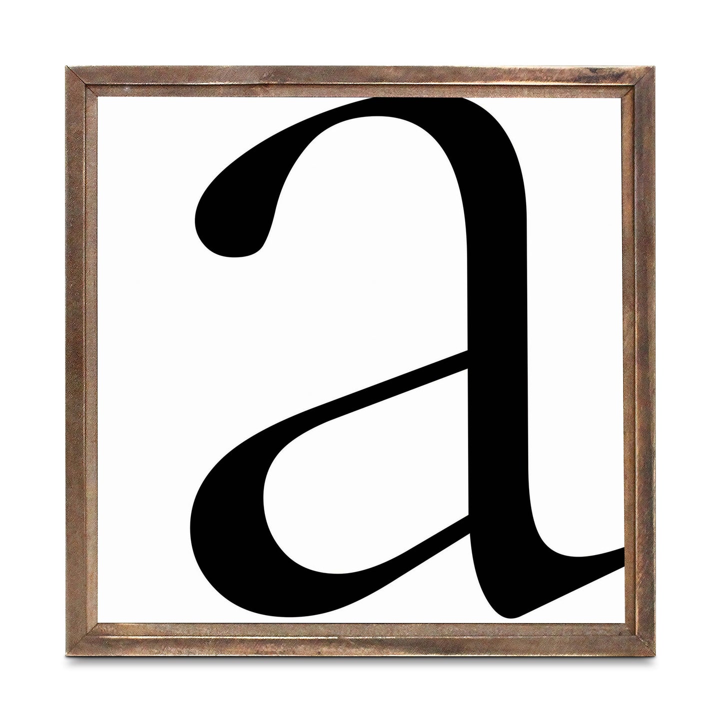 Minimalist Monogram A | Wood Sign | Eaches | Min 1