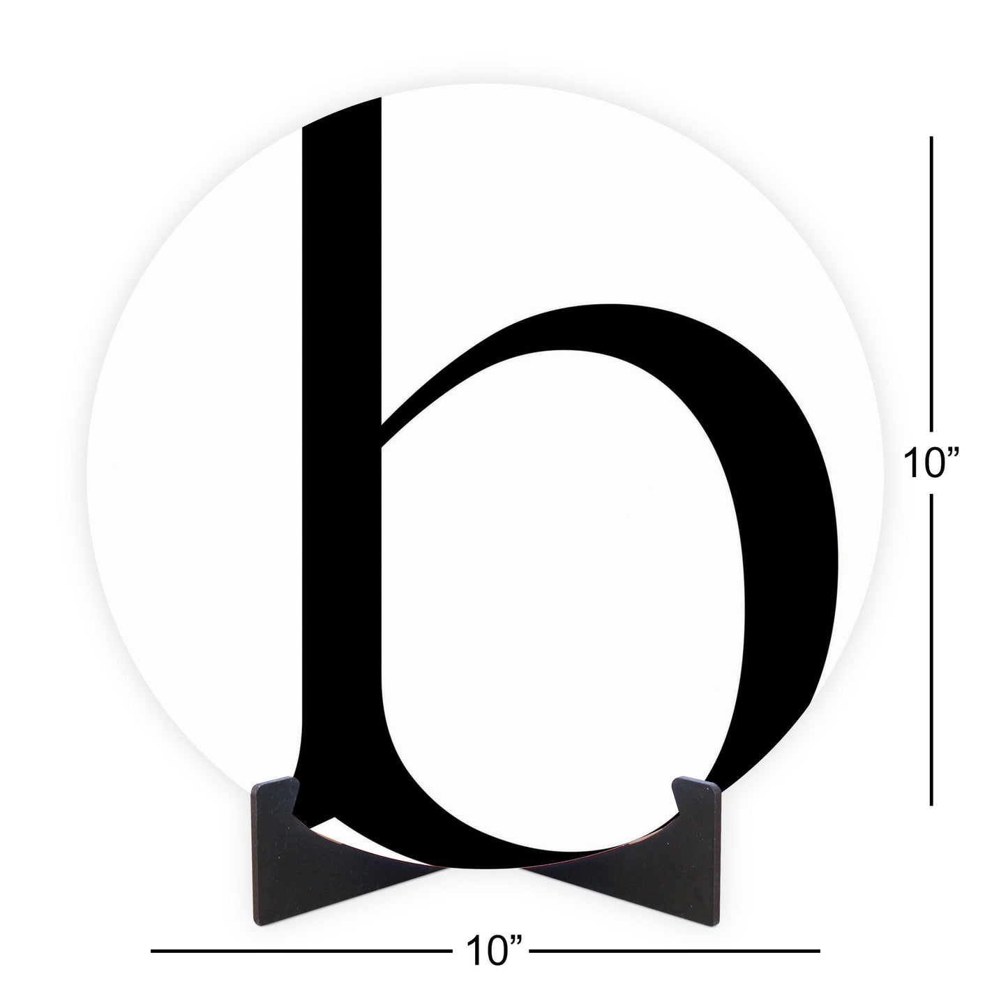 Minimalist Monogram B | Wood Sign | Eaches | Min 1