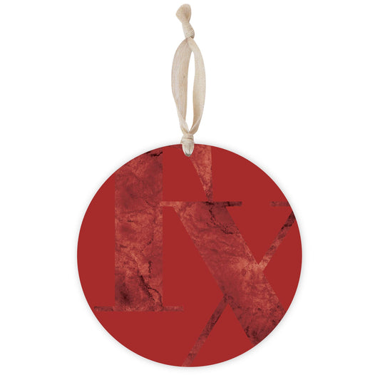 Modern Minimalist Texas Red Tx | Wood Ornament | Eaches | Min 1