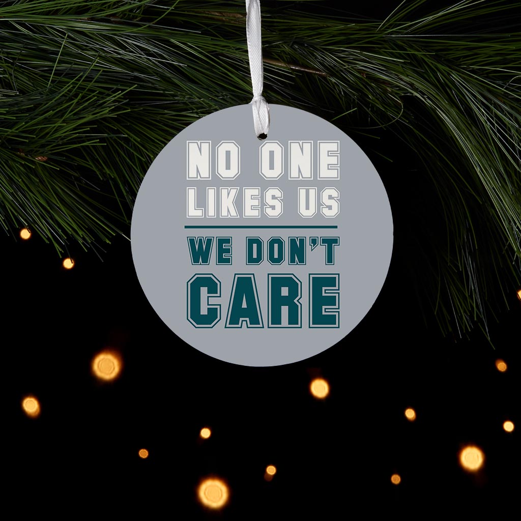 Modern Minimalist Pennsylvania We Dont Care | Wood Ornament | Eaches | Min 6