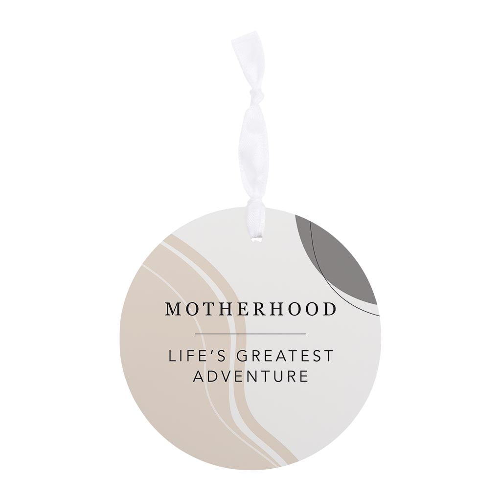 Modern Minimalist Mothers Day Adventure | Wood Ornament | Eaches | Min 6