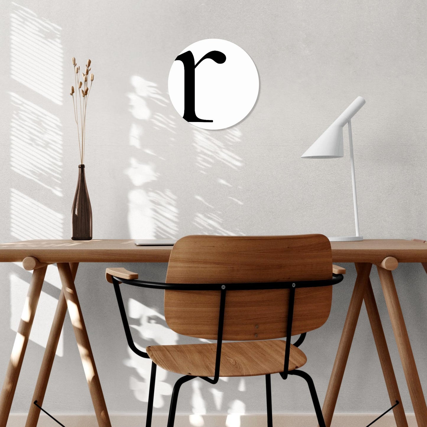 Minimalist Monogram R | Wood Sign | Eaches | Min 1