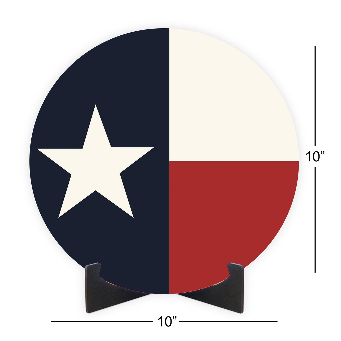 Modern Minimalist Texas Colors Flag | Wood Sign | Eaches | Min 1