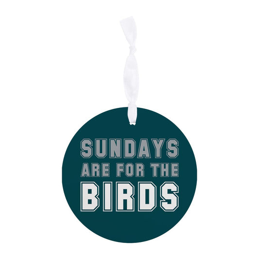 Modern Minimalist Pennsylvania Bird Sundays | Wood Ornament | Eaches | Min 6