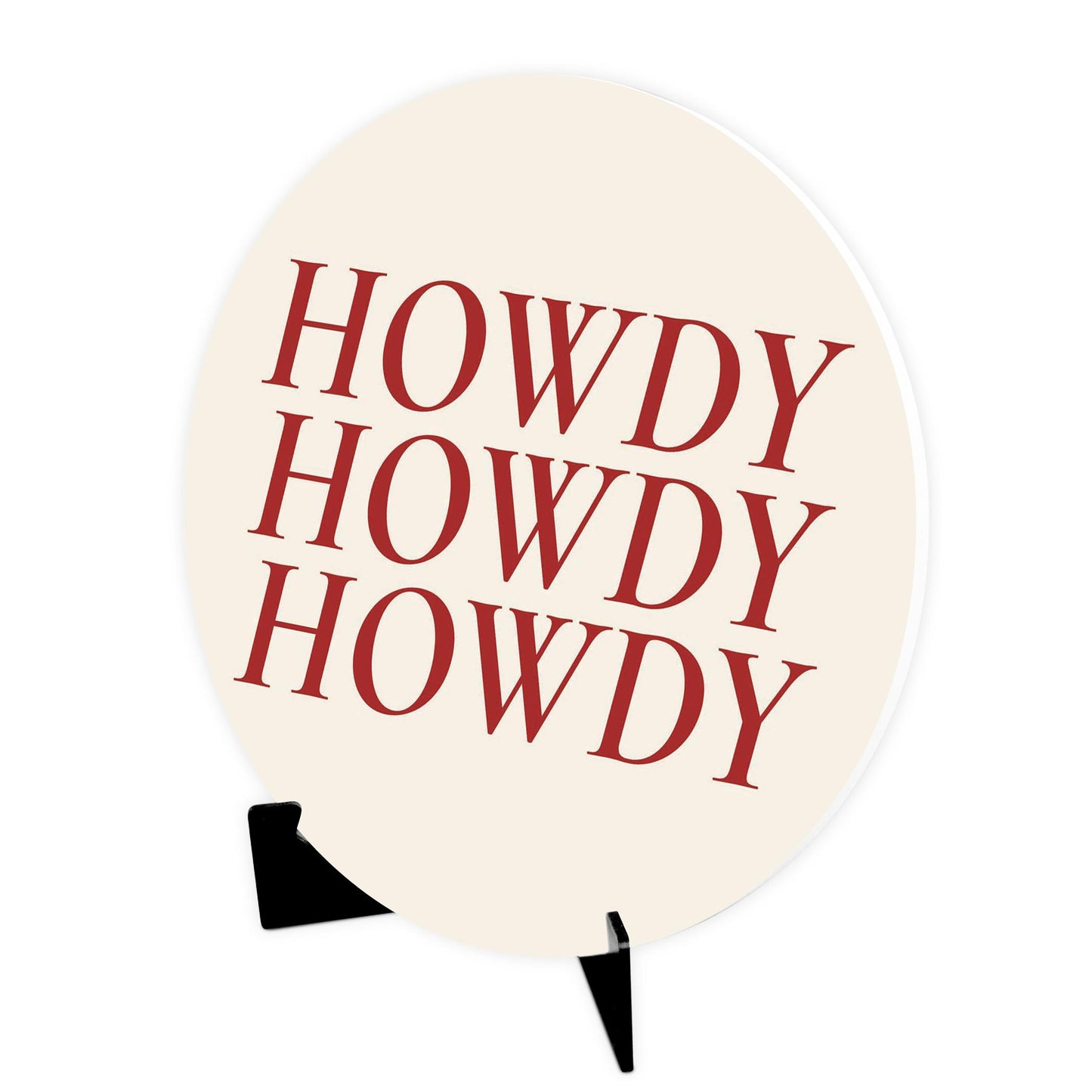 Modern Minimalist Texas Howdy | Wood Sign | Eaches | Min 1