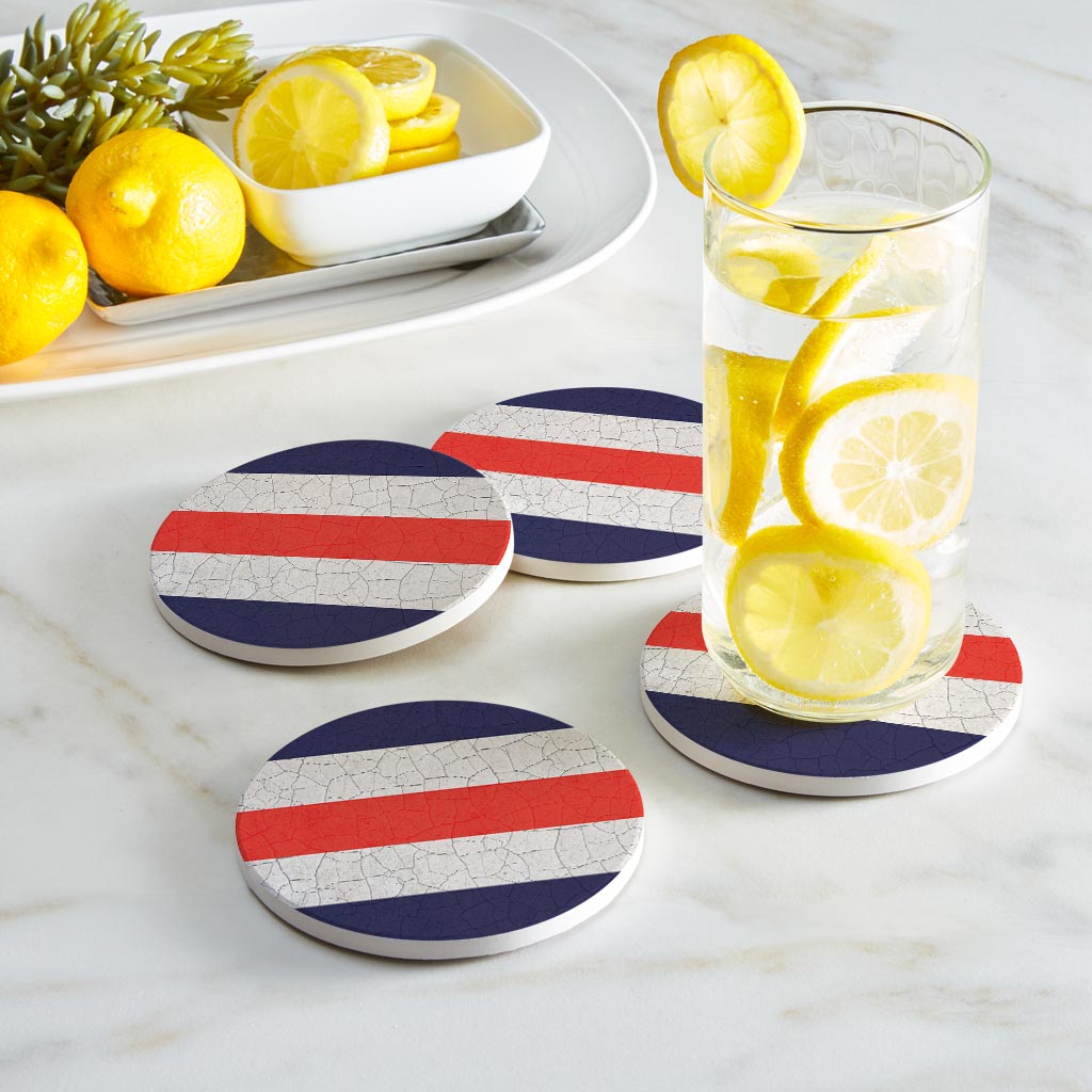 Nautical Flag Charlie | Absorbent Coasters | Set of 4 | Min 2