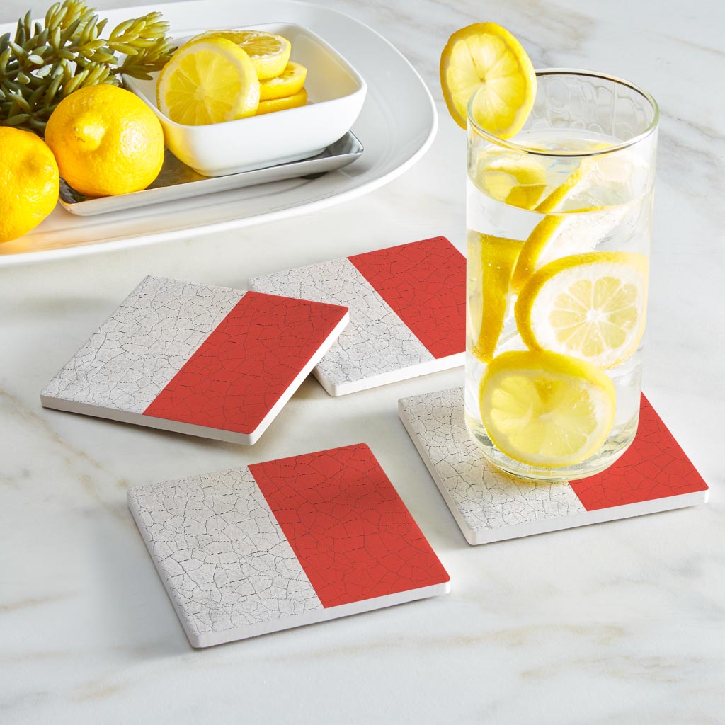 Nautical Flag Hotel | Absorbent Coasters | Set of 4 | Min 2