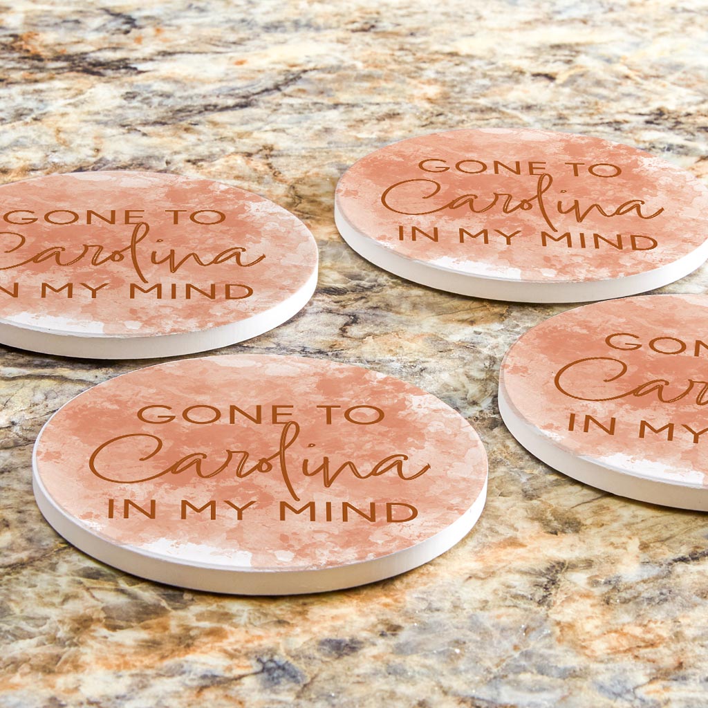 Gone To Carolina Water Color | Absorbent Coasters | Set of 4 | Min 2