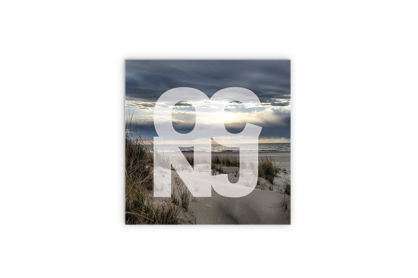 OCNJ Photo With Text | Wood Sign | Eaches | Min 2