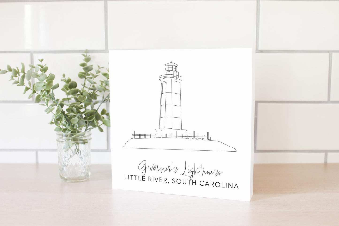 Governors Lighthouse | Wood Block | Eaches | Min 2