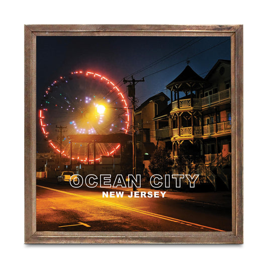 OCNJ Photo With Text | Wood Sign | Eaches | Min 1