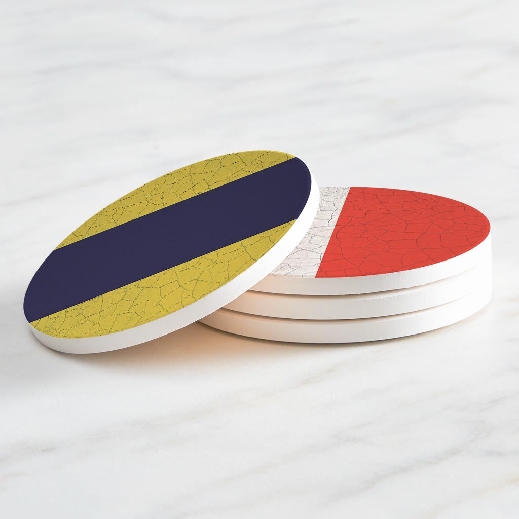 Nautical Flags | Absorbent Coasters | Set of 4 | Min 2