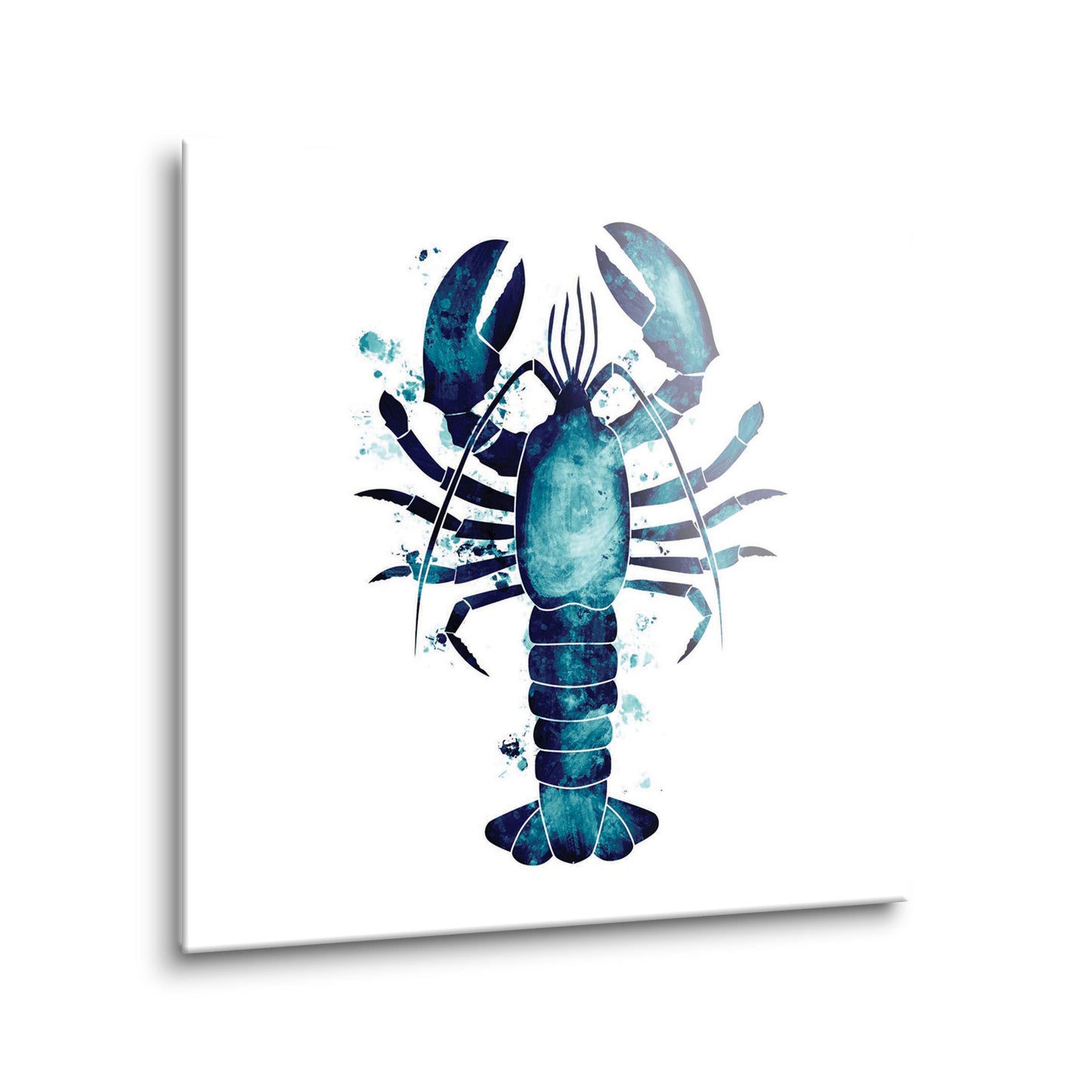 New England Water Color Lobster| Hi-Def Glass Art | Eaches | Min 2