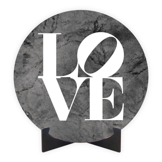 Minimalistic B&W Pennsylvania Love Dark | Wood Sign | Eaches | Min 1