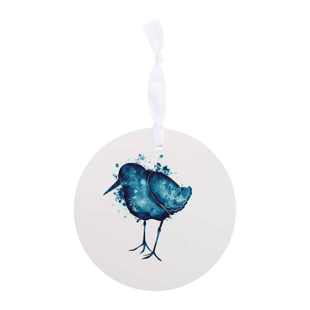 East Coast Water Color Sand Piper | Wood Ornament | Eaches | Min 6