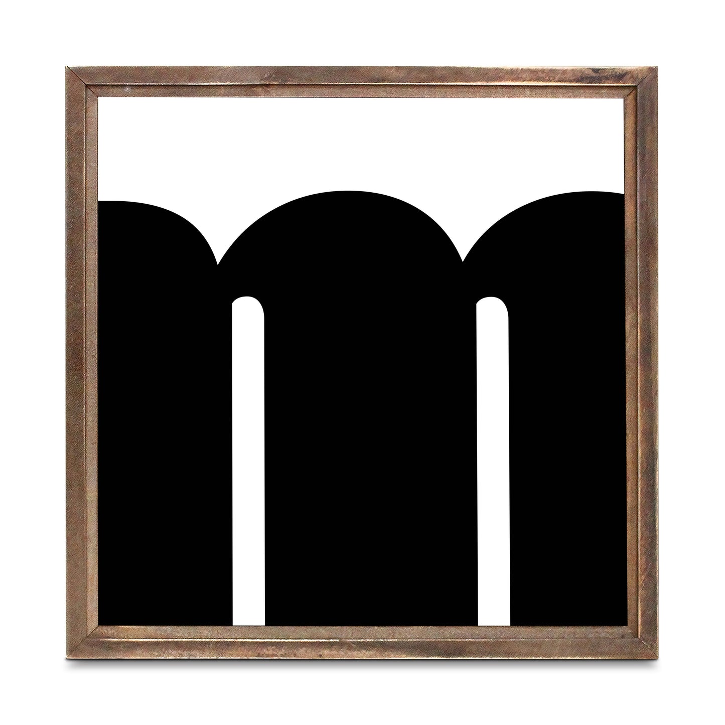 Fun Chunky Monogram M | Wood Sign | Eaches | Min 1