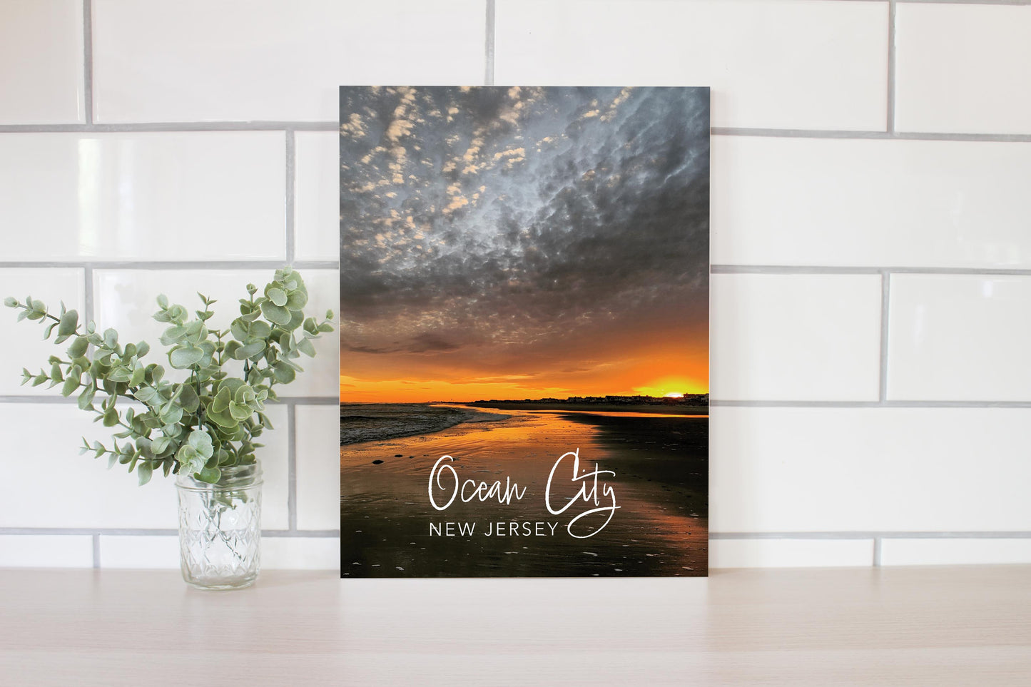 OCNJ Photo With Text | Wood Sign | Eaches | Min 2