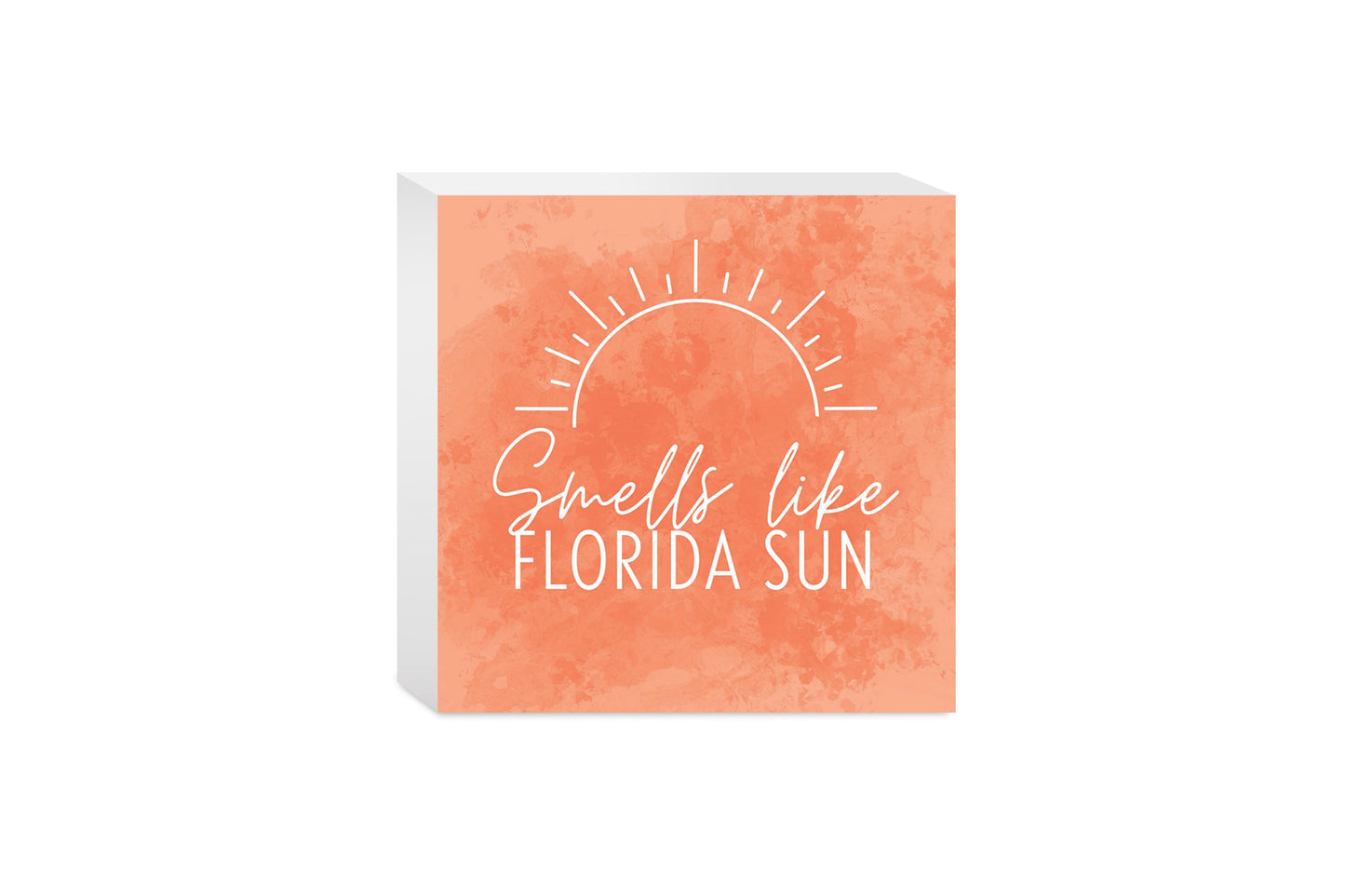 Smells Like Florida Sun Pink | Wood Block | Eaches | Min 4