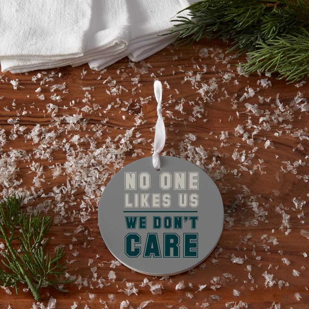 Modern Minimalist Pennsylvania We Dont Care | Wood Ornament | Eaches | Min 6