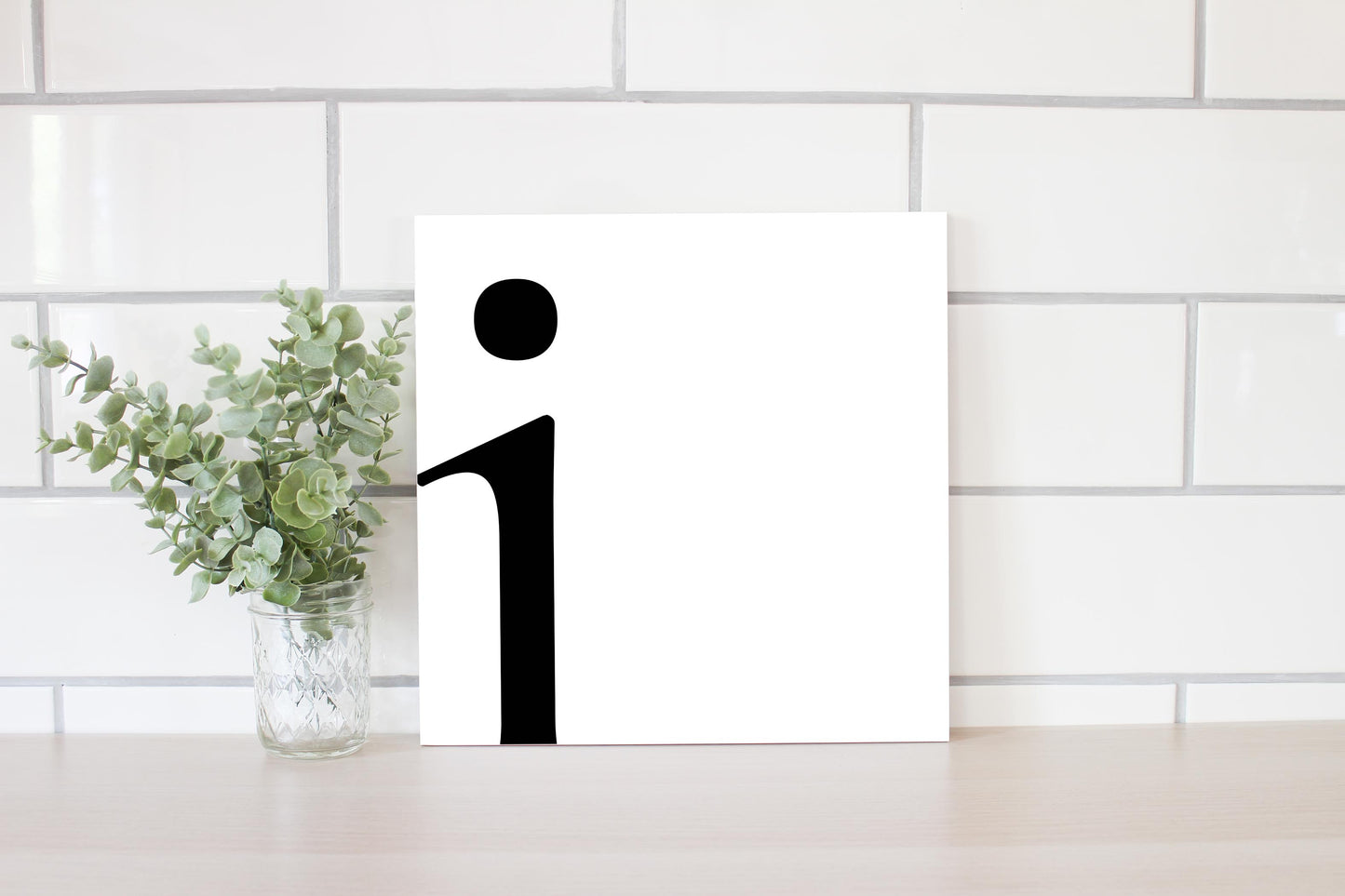 Minimal Monogram I | Wood Sign | Eaches | Min 2