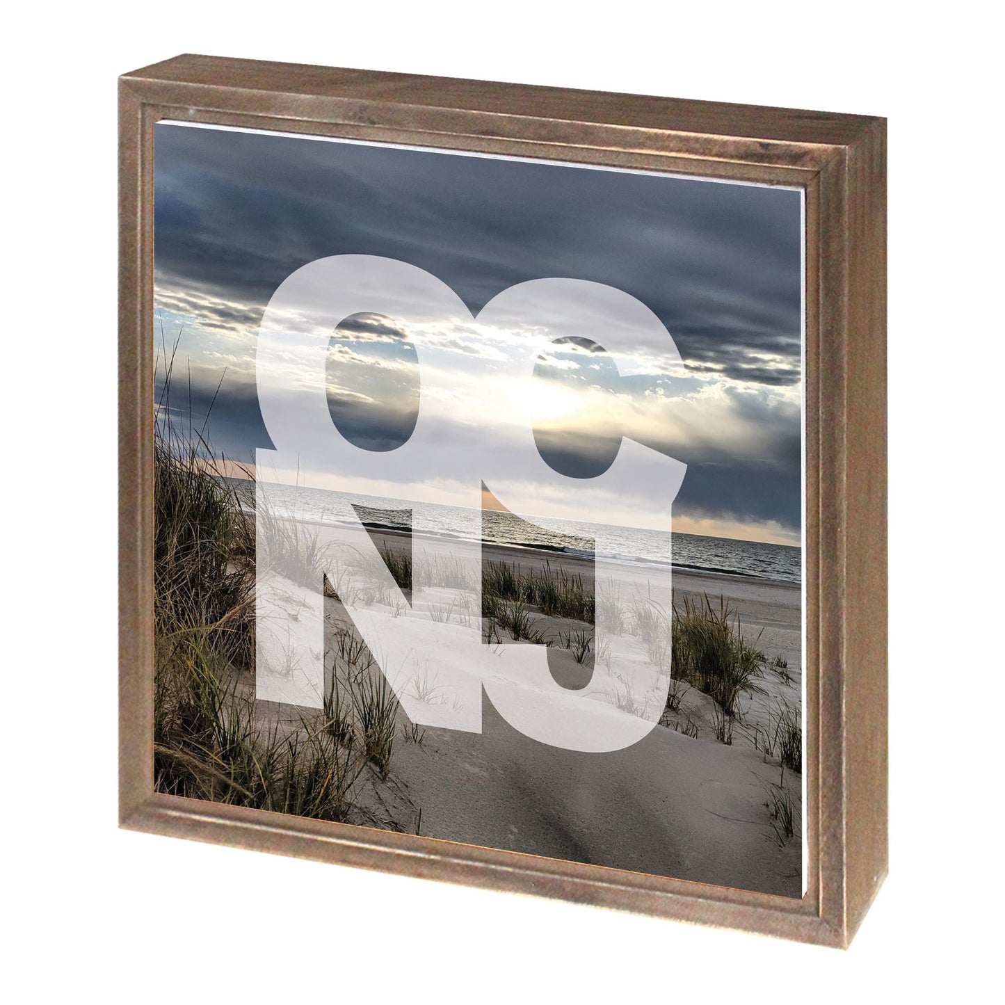 OCNJ Photo With Text | Wood Sign | Eaches | Min 1