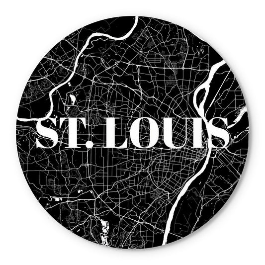 Minimalist B&W Missouri St Louis Map | Wood Sign | Eaches | Min 1