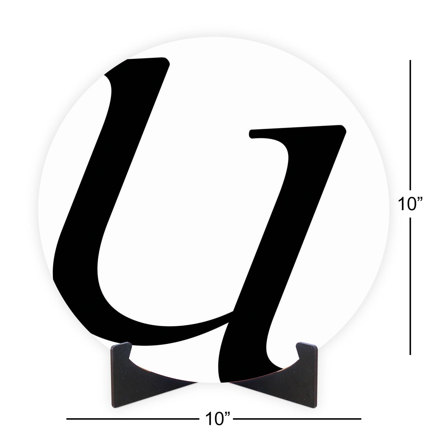 Minimalist Monogram U | Wood Sign | Eaches | Min 1