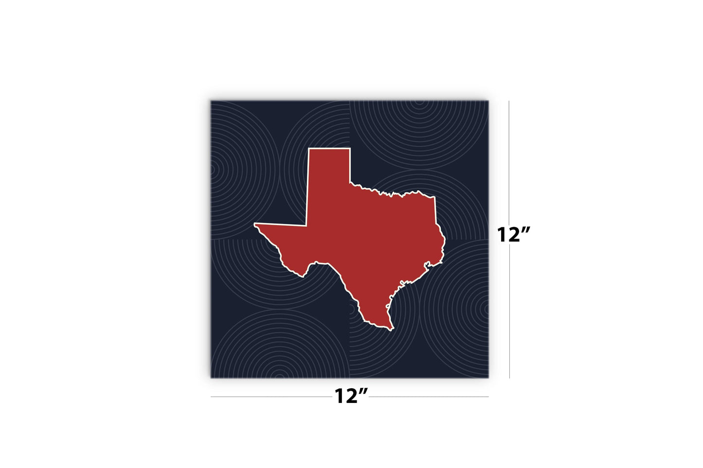 Modern Minimalist Texas Colors Shape | Wood Sign | Eaches | Min 2