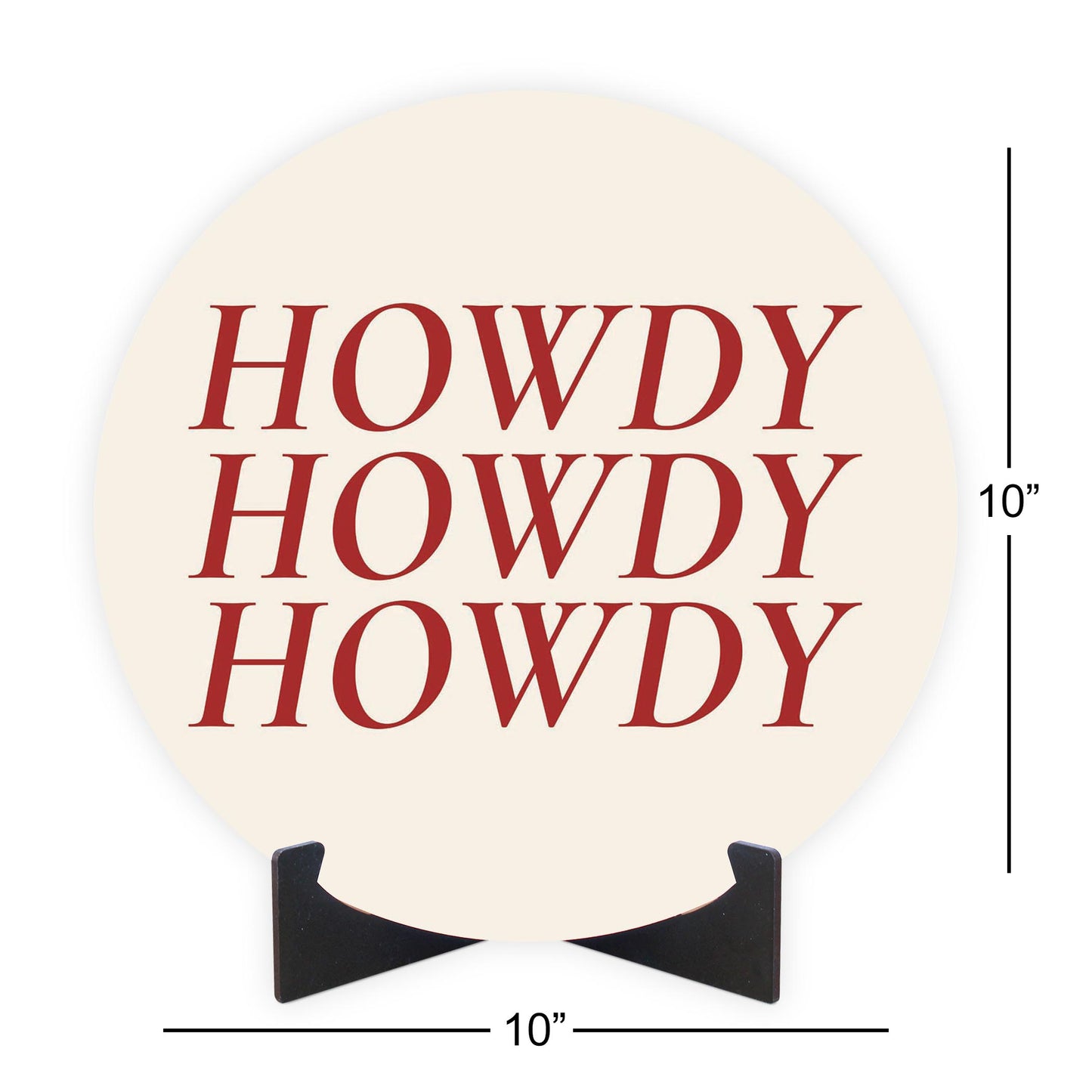 Modern Minimalist Texas Howdy | Wood Sign | Eaches | Min 1