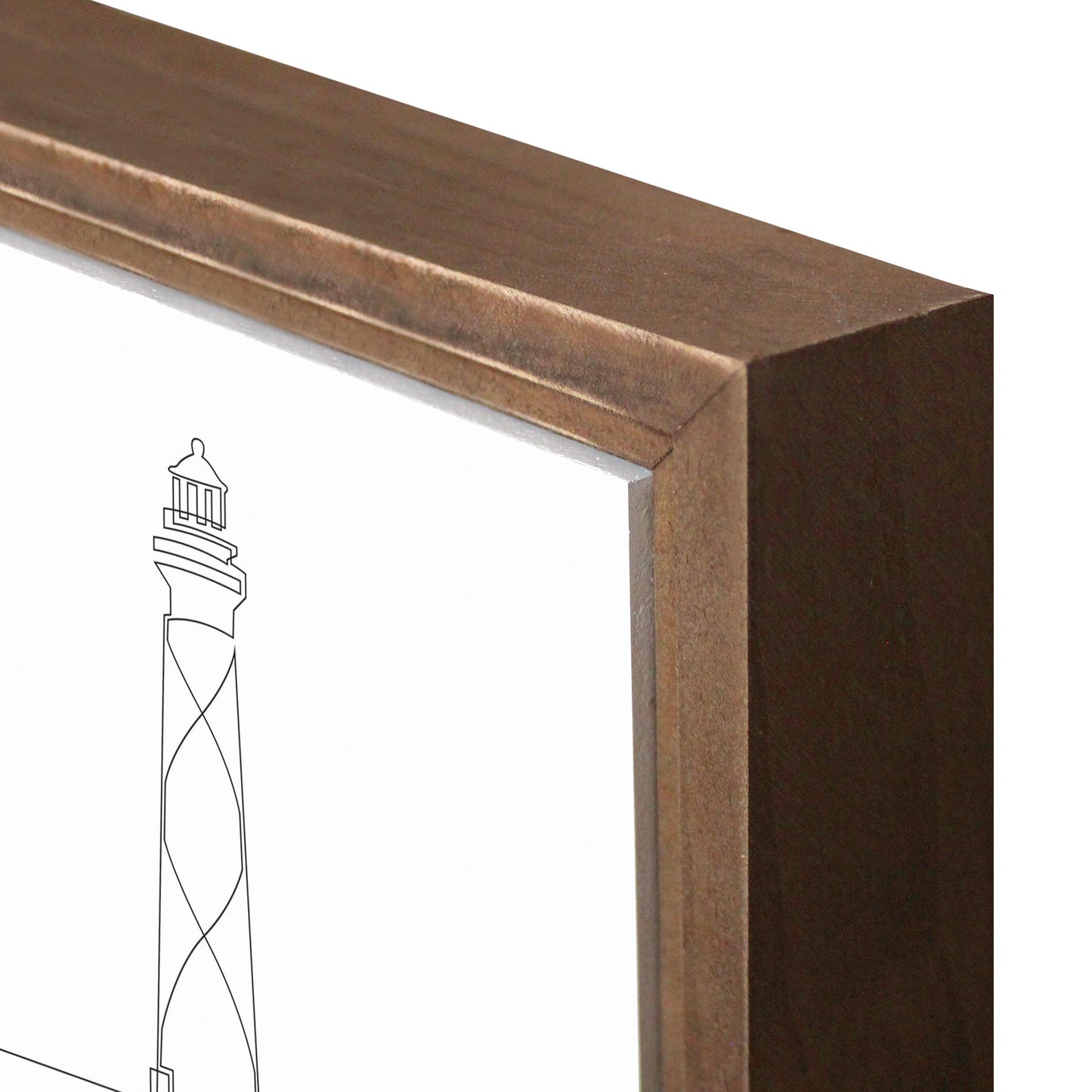 Cape Lookout Lighthouse | Wood Sign | Eaches | Min 1