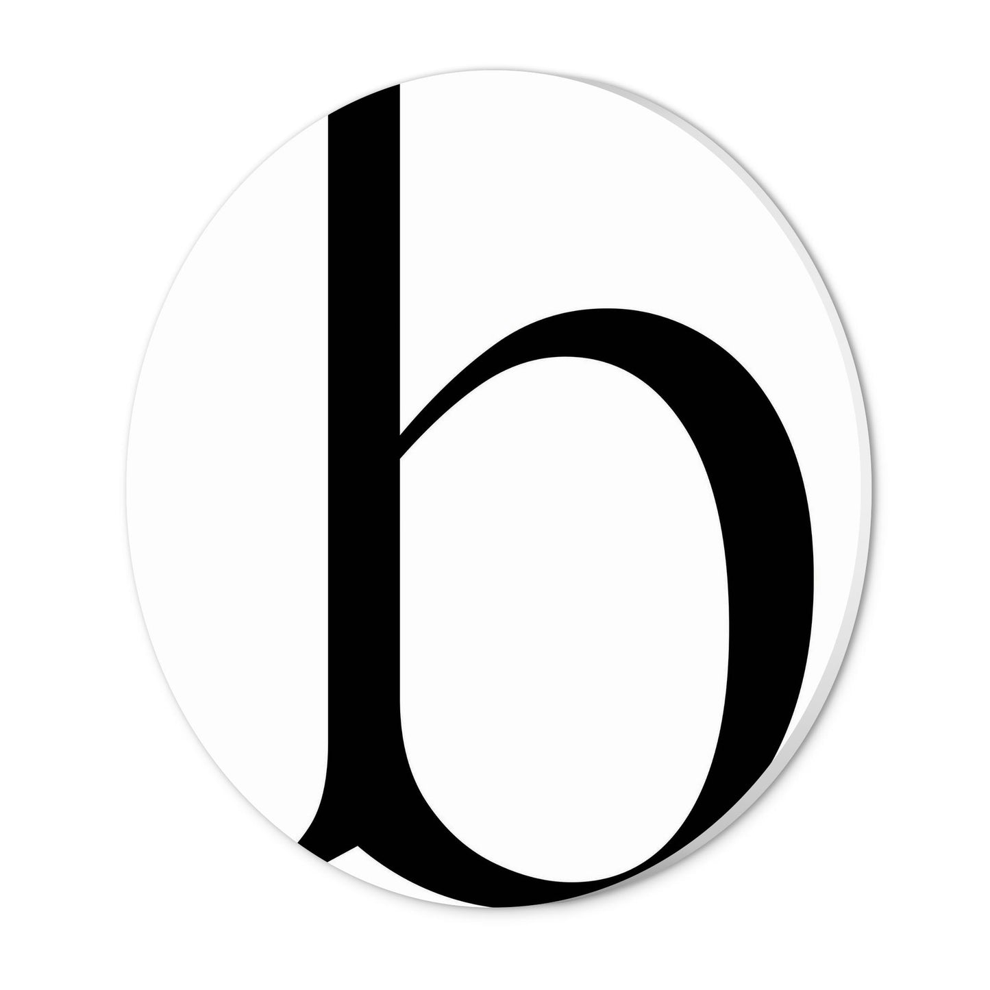 Minimalist Monogram B | Wood Sign | Eaches | Min 1