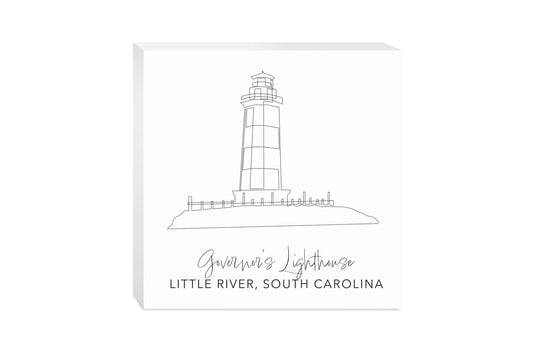 Governors Lighthouse | Wood Block | Eaches | Min 2