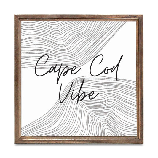 Minimalistic B&W Cape Cod Vibe | Wood Sign | Eaches | Min 1