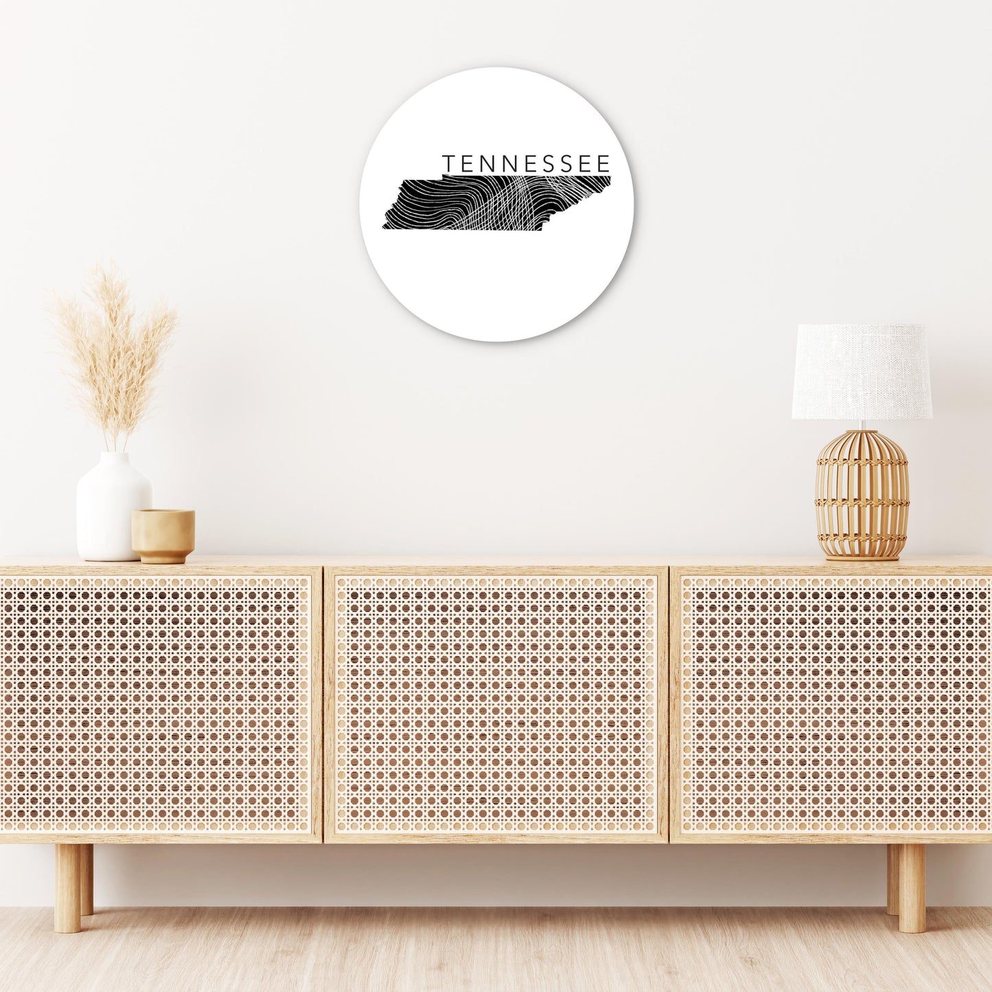 Minimalist B&W Tennessee State Name | Wood Sign | Eaches | Min 1