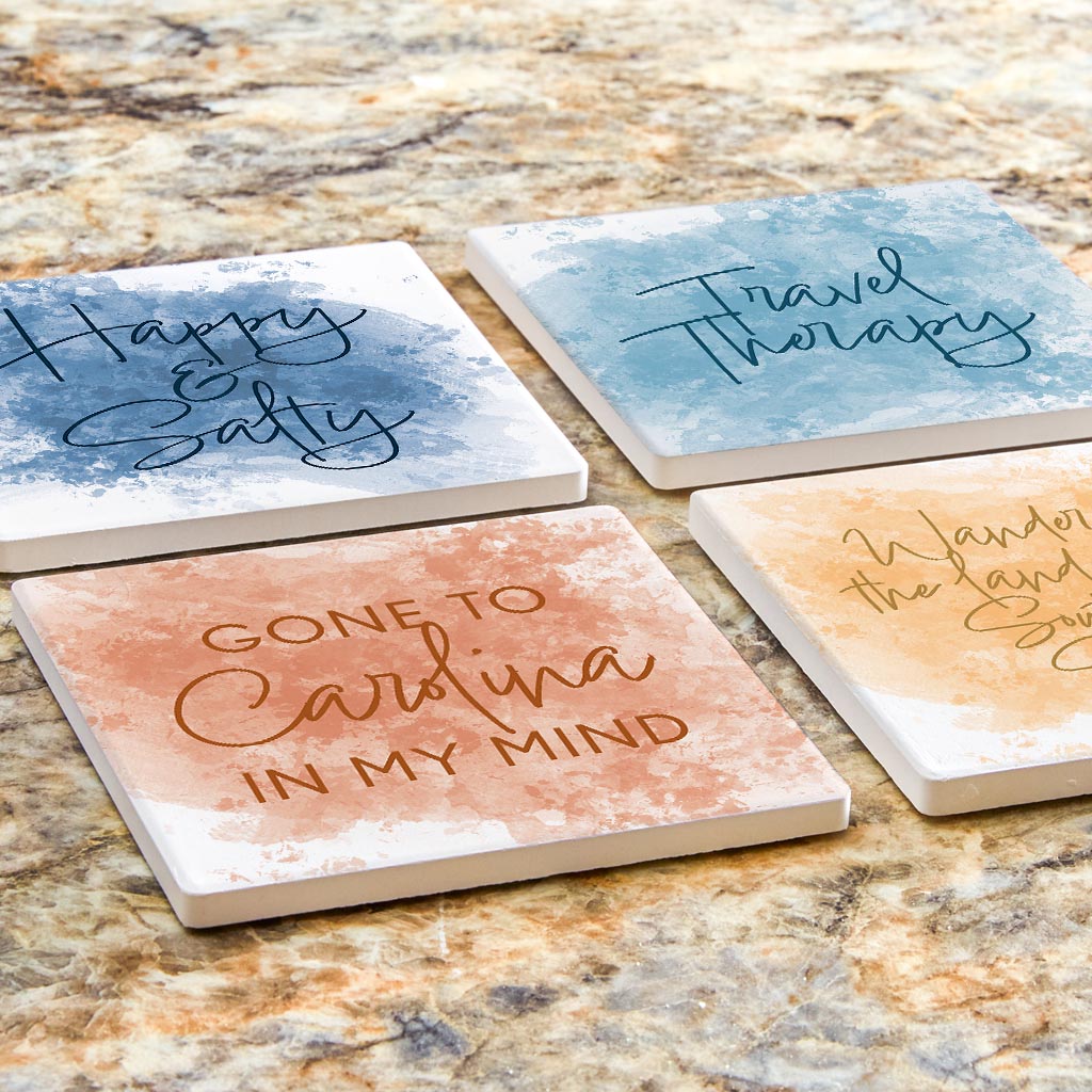 South Carolina Sayings| Absorbent Coasters | Set of 4 | Min 2