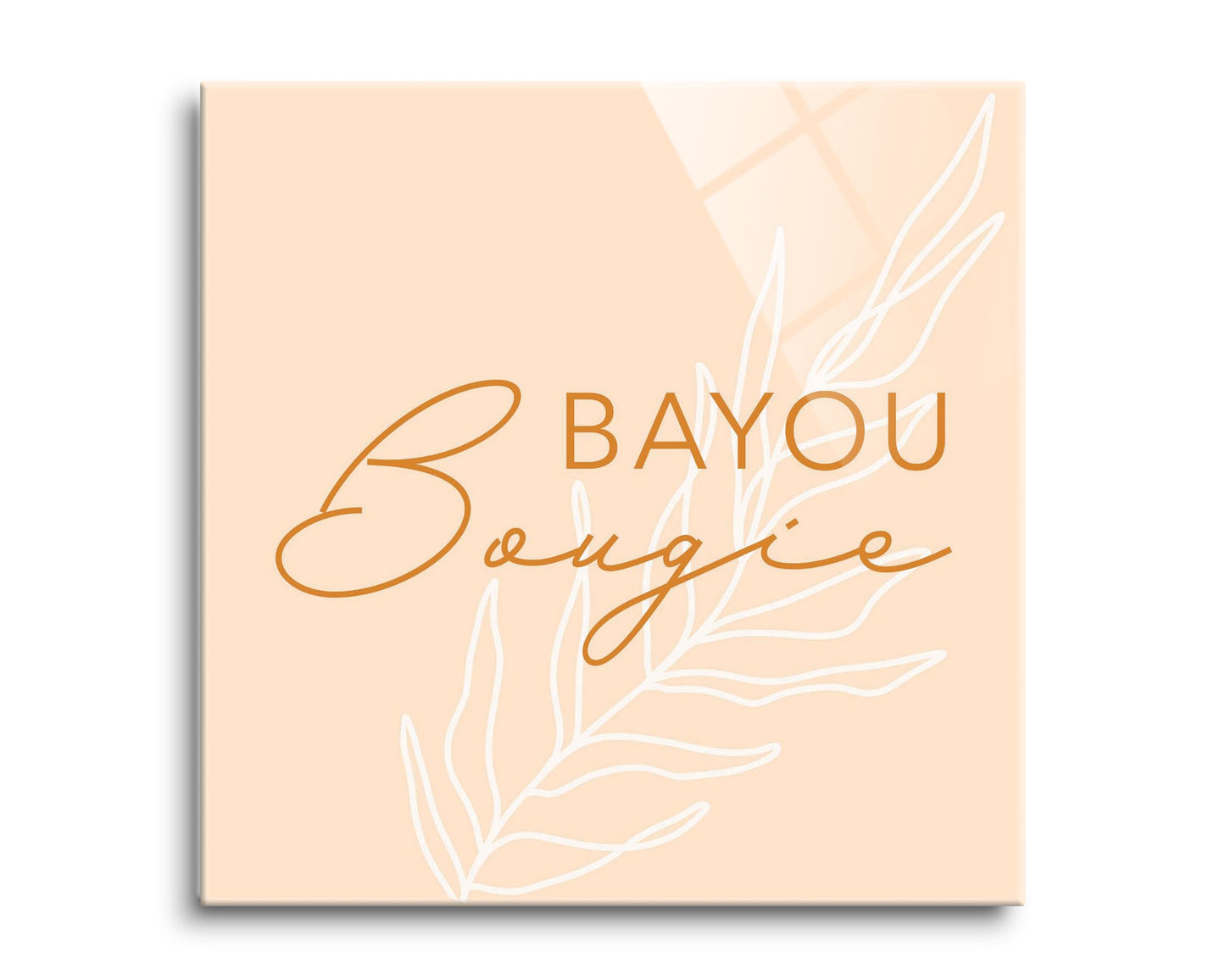 Modern Minimalist Louisiana Bayou Bougie | Hi-Def Glass Art | Eaches | Min 2