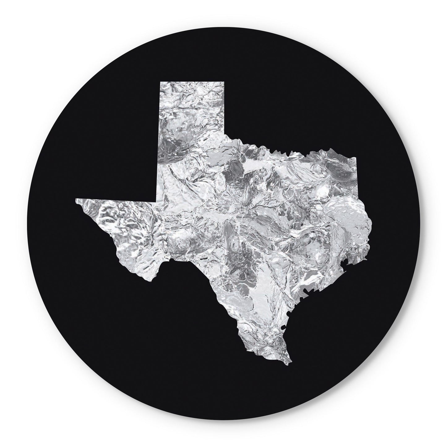 Minimalistic B&W Texas Metal State Shape | Wood Sign | Eaches | Min 1