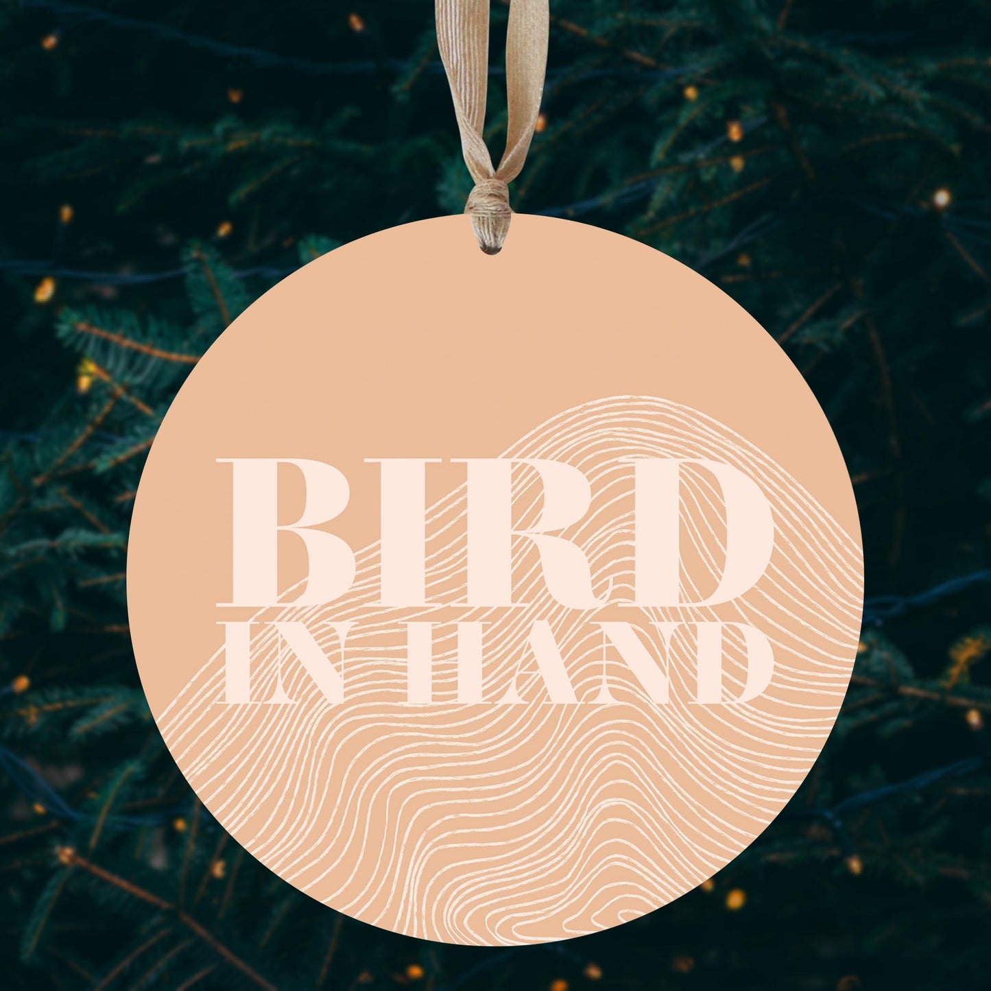 Modern Minimalist Pennsylvania Bird Quip | Wood Ornament | Eaches | Min 1