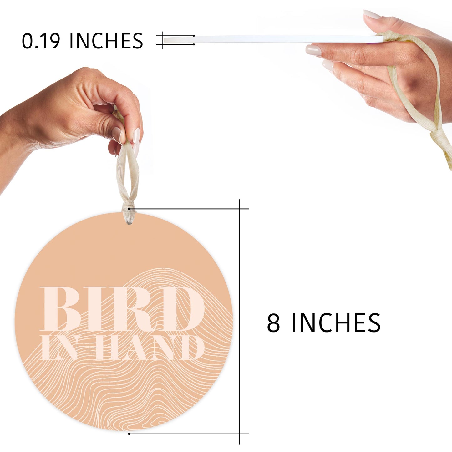 Modern Minimalist Pennsylvania Bird Quip | Wood Ornament | Eaches | Min 1