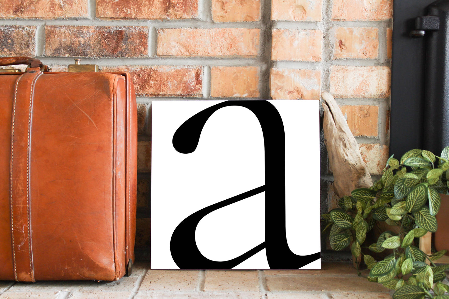 Minimal Monogram A | Wood Sign | Eaches | Min 2