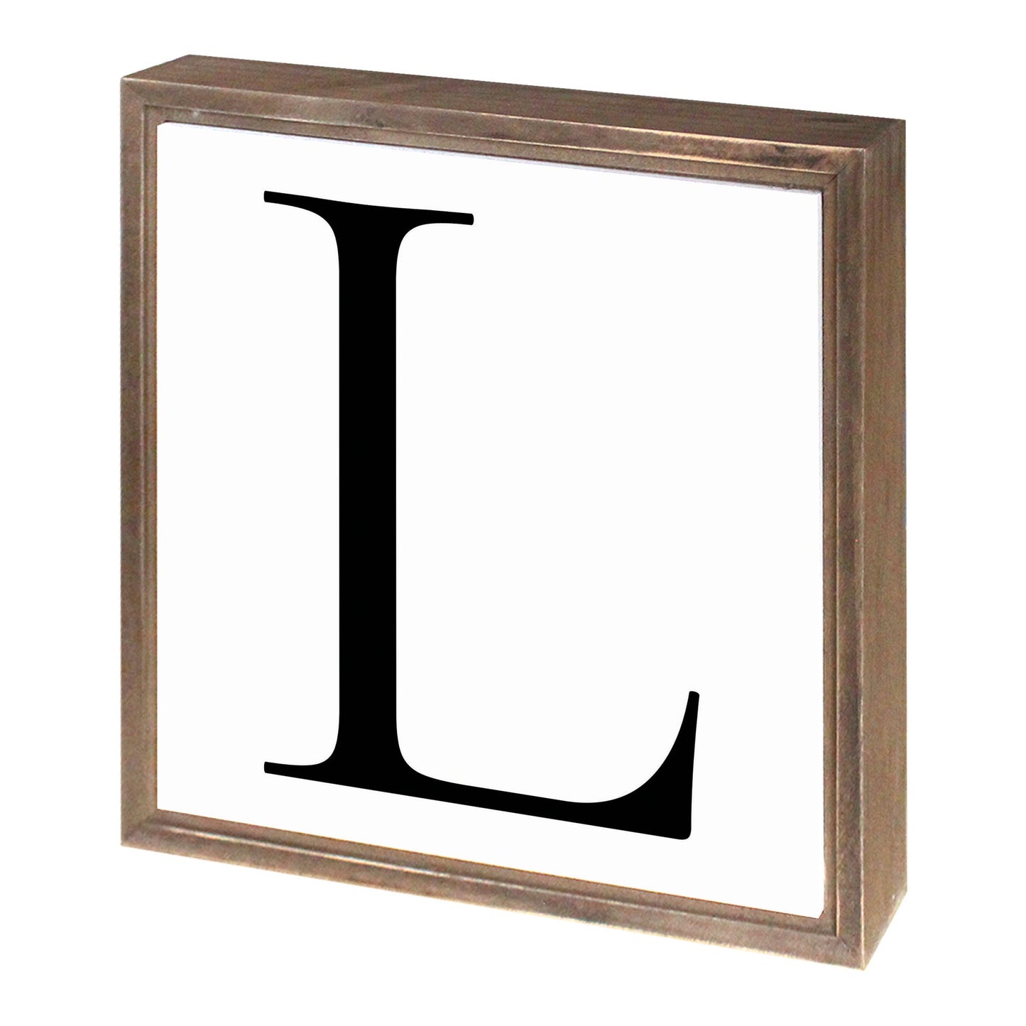 Minimalist Monogram L | Wood Sign | Eaches | Min 1