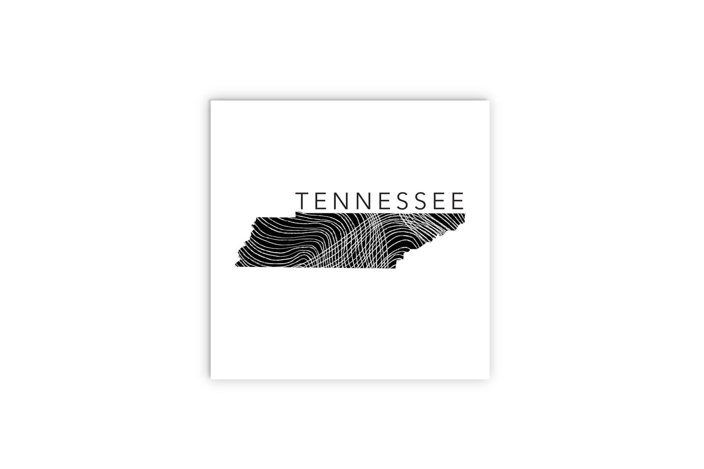 Minimalist B&W Tennessee State Name | Wood Sign | Eaches | Min 2