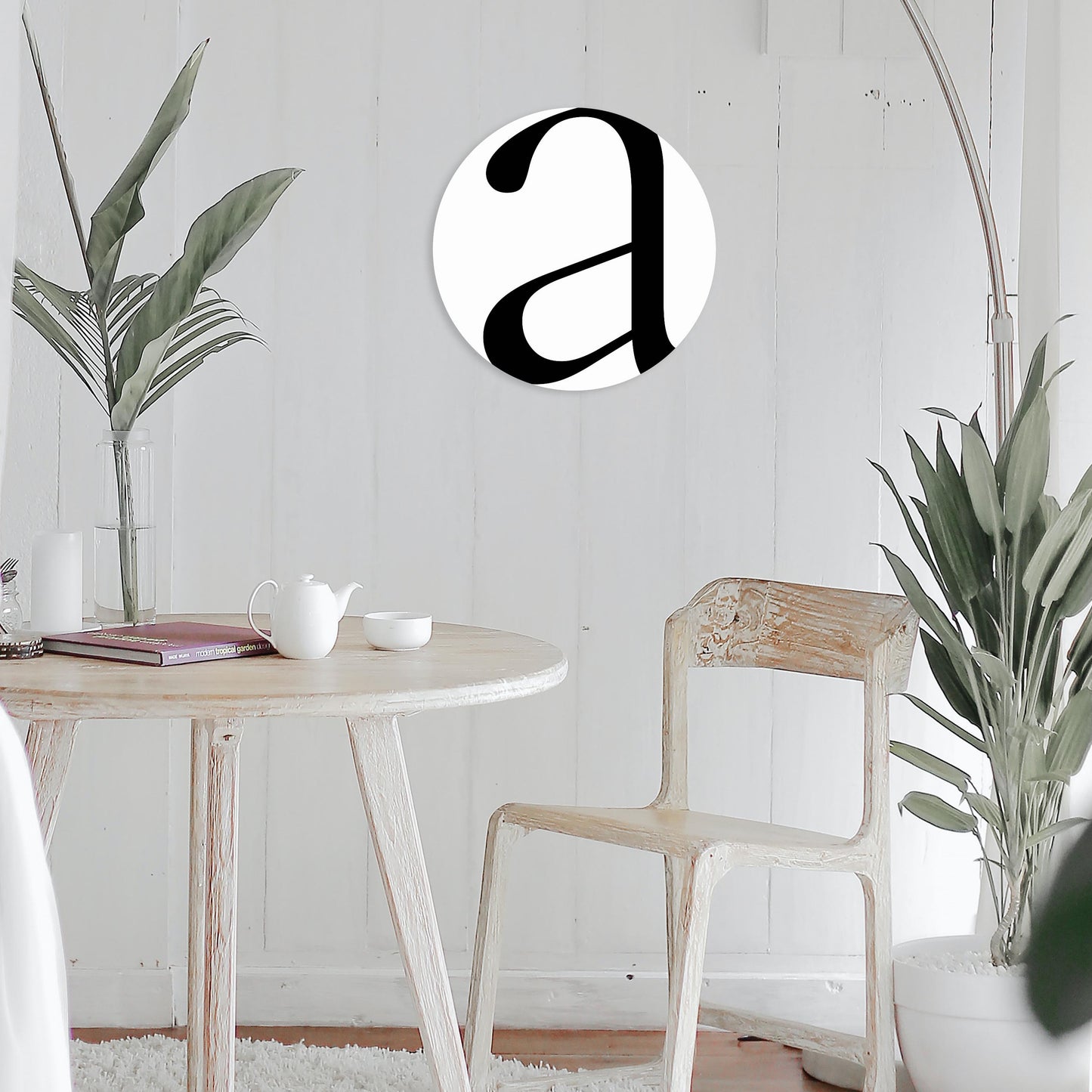 Minimalist Monogram A | Wood Sign | Eaches | Min 1