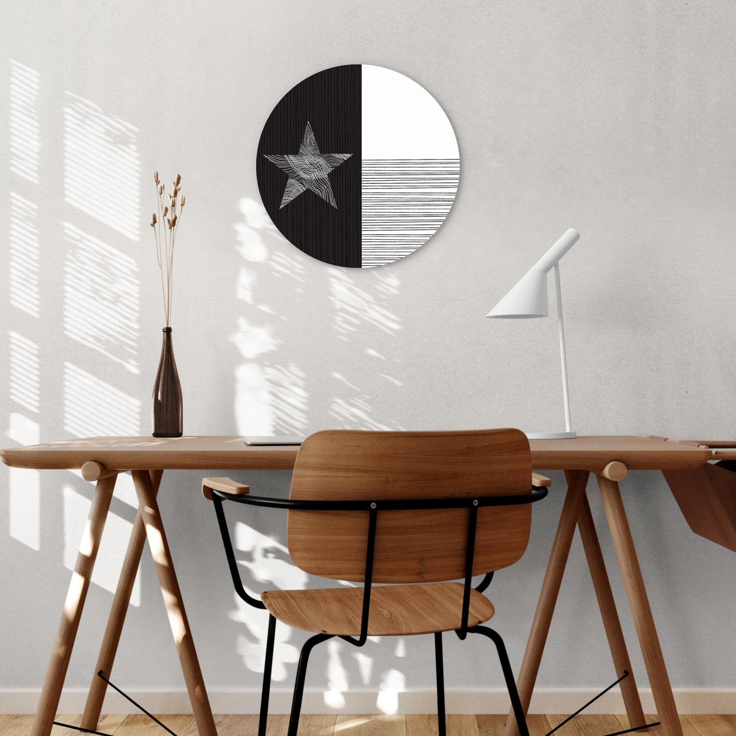 Modern Texas State Flag Abstract Lines | Wood Sign | Eaches | Min 1