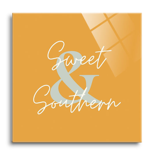 Modern Minimalist Oklahoma Sweet Southern | Hi-Def Glass Art | Eaches | Min 1