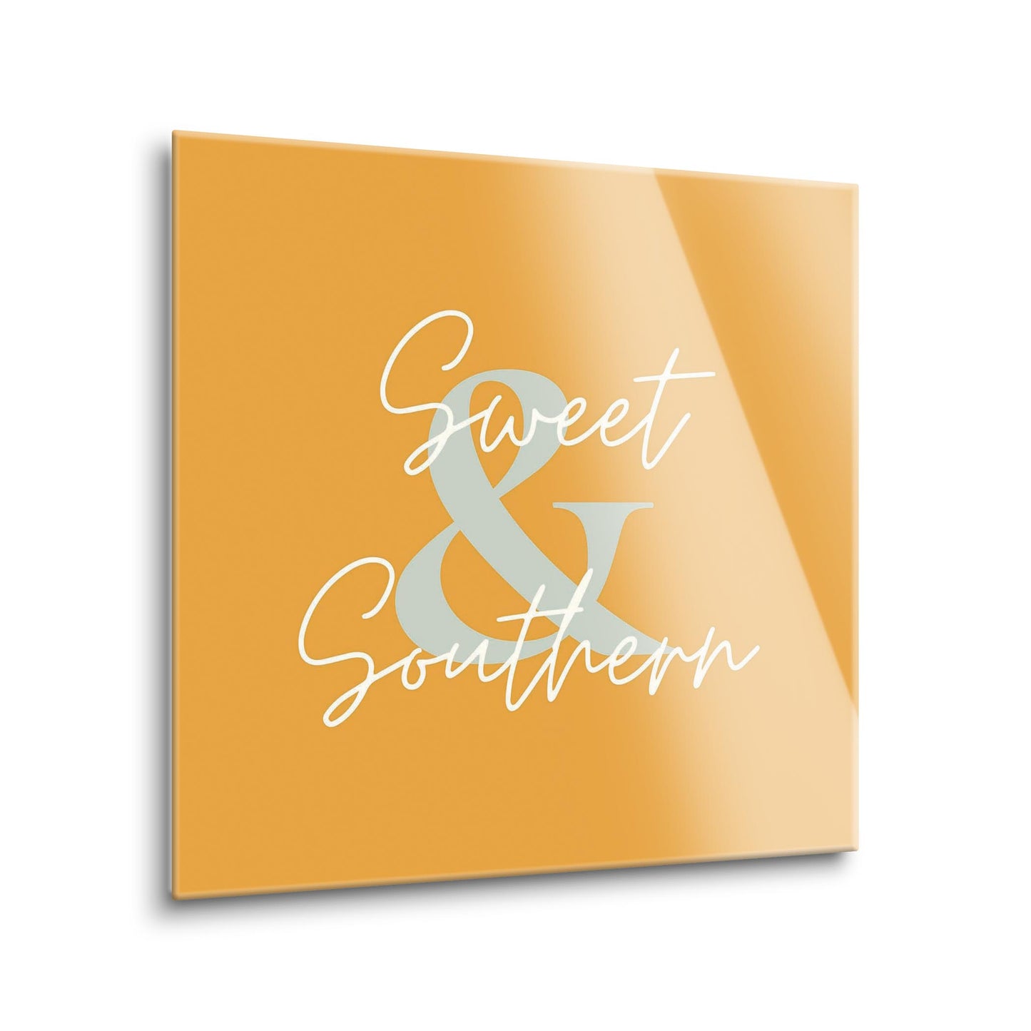 Modern Minimalist Oklahoma Sweet Southern | Hi-Def Glass Art | Eaches | Min 1